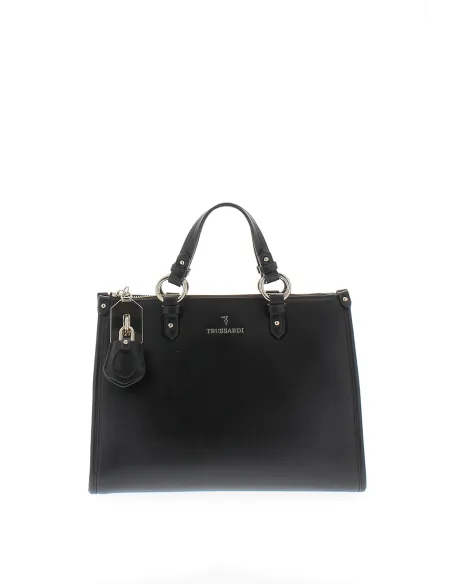 Trussardi Peony Medium size women's bag black