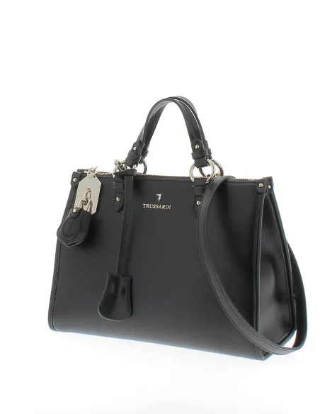 Trussardi Peony Medium size women's bag black