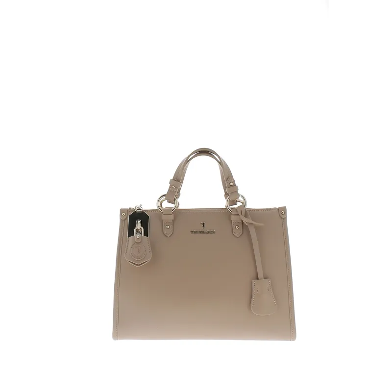 Trussardi Peony Mittlere Damentasche Beige