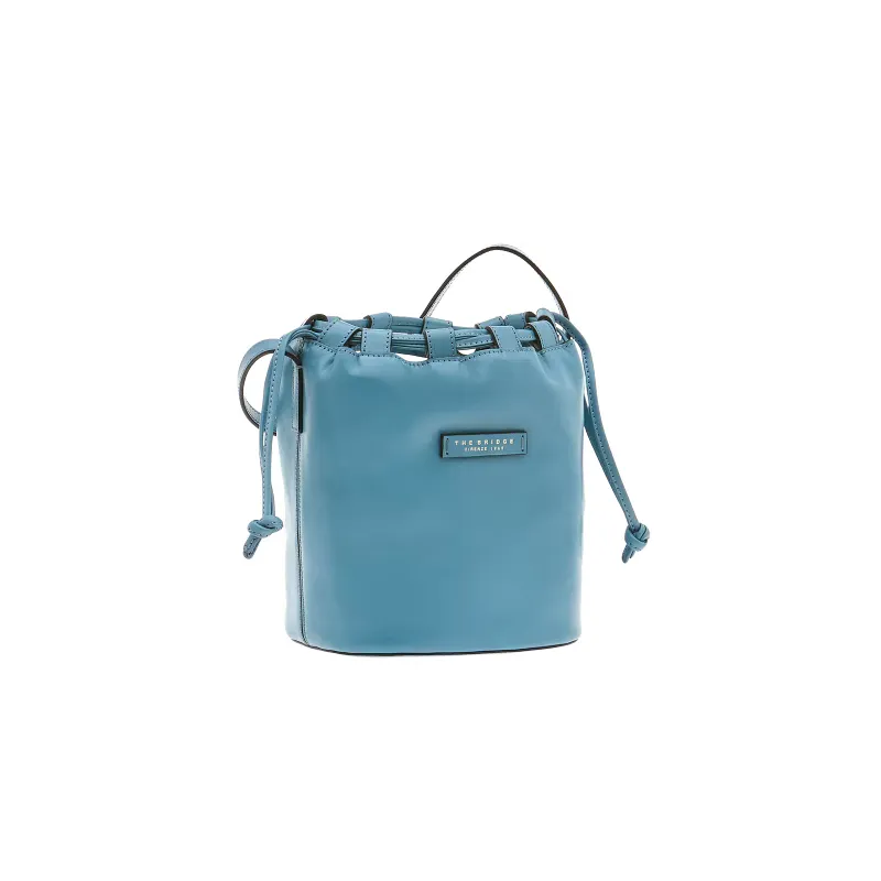 The Bridge Aurora Small bucket bag light blue