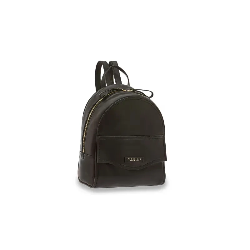 The Bridge Angela Damen Leder Rucksack schwarz