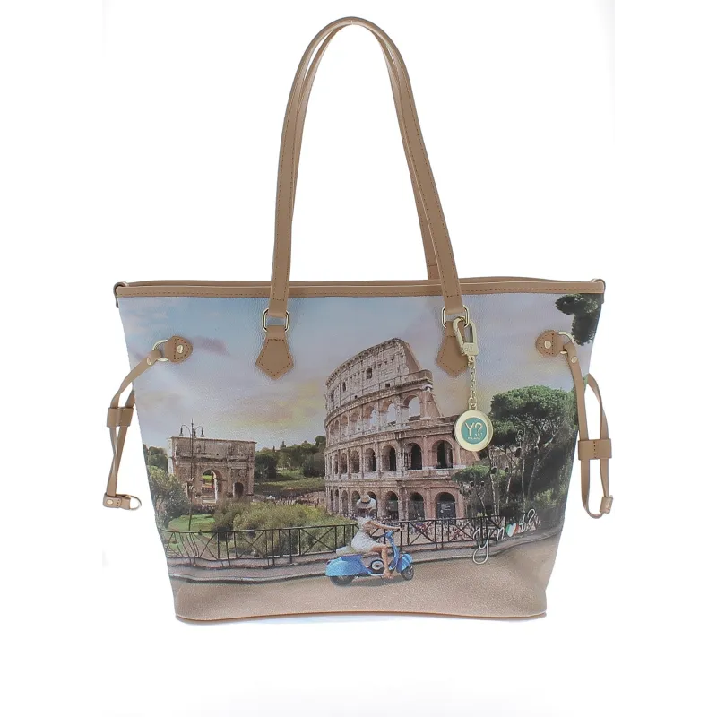 Y Not Patterned shopping bag Roma Scooter