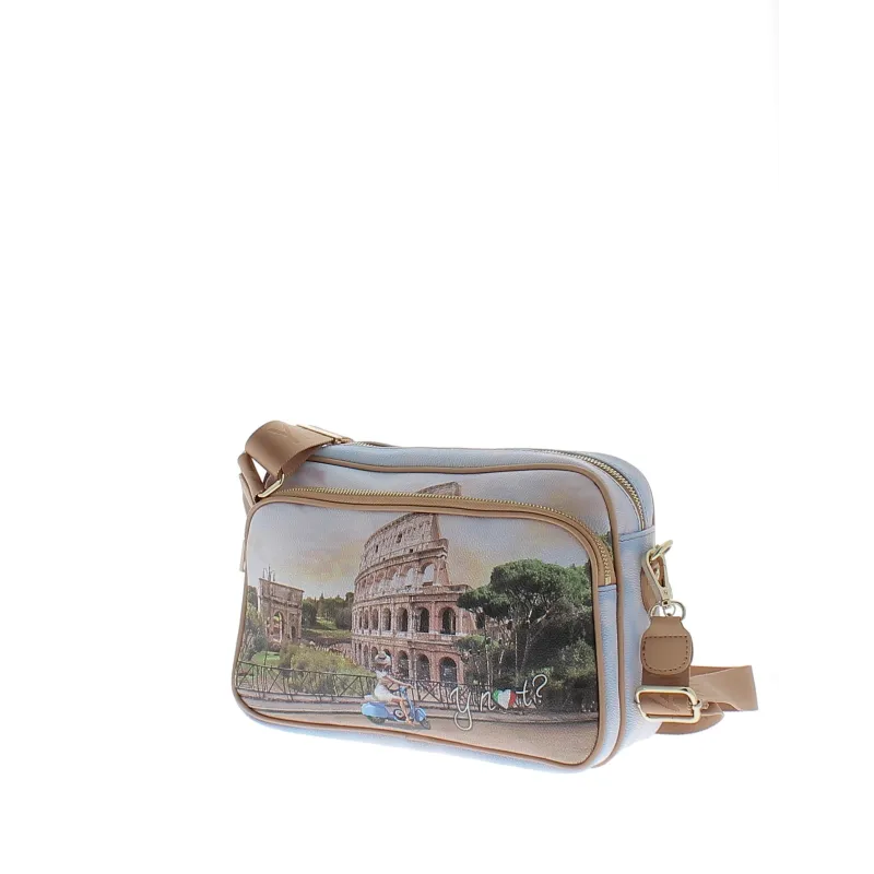 Borsa a tracolla con tasca frontale Y Not Roma Scooter 2