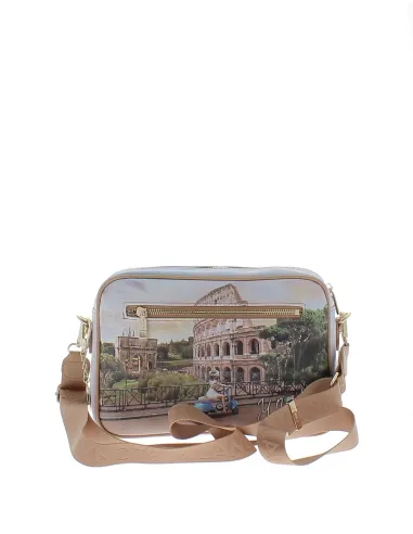 Borsa a tracolla con tasca frontale Y...