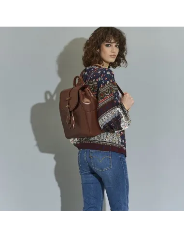 The Bridge Florentin Lederrucksack braun