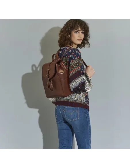 The Bridge Florentin Lederrucksack braun