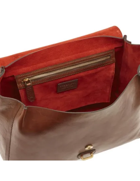 Borsa donna con patta The Bridge Dalston cuoio