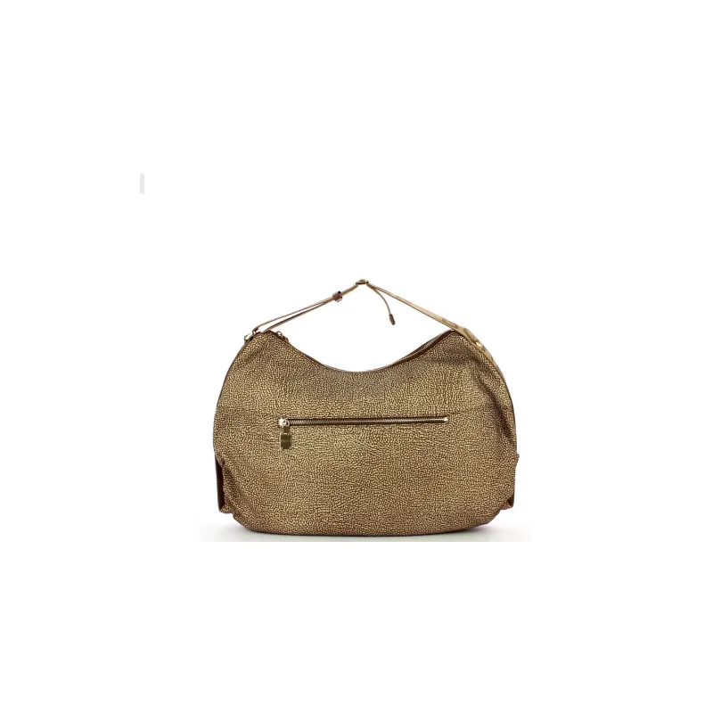 Borsa a spalla L Borbonese beige-marrone