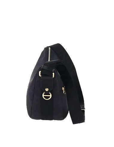 Borbonese luna bag small black