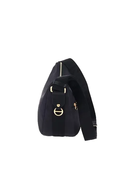 Borbonese luna bag small black