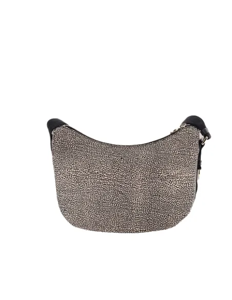 Borbonese luna bag small OP Natural-black