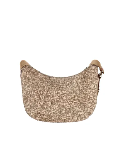 Borbonese luna bag small beige-brown
