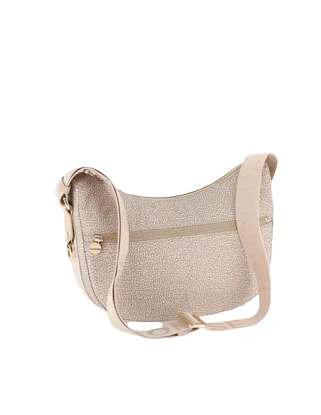 Borbonese luna bag small sand