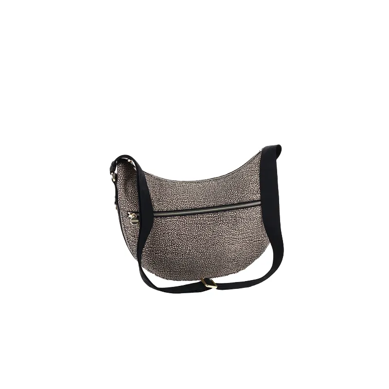 Borbonese Luna Middle OP Natural-black 2