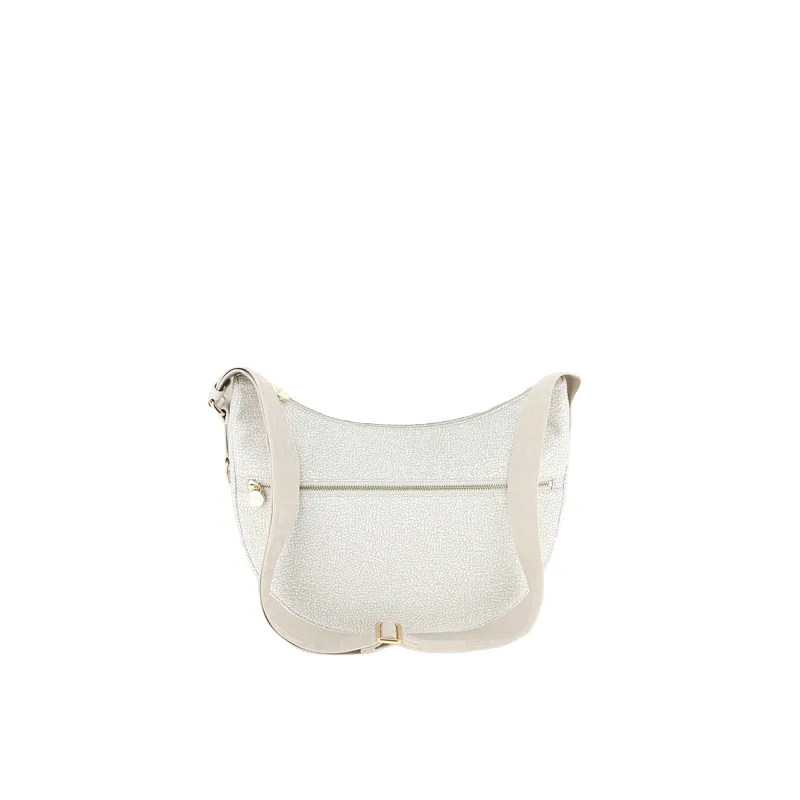 Mezza Luna media con tasca Borbonese ghiaccio