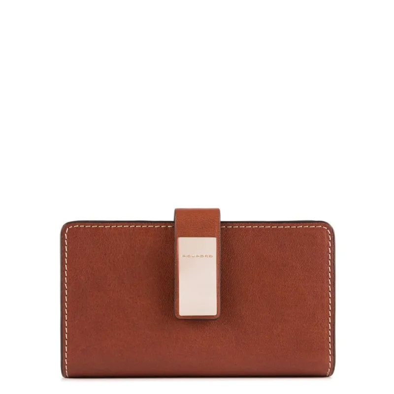 Damenbrieftasche mit Münzfach Dafne braun