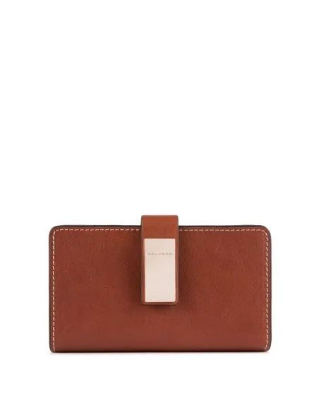 Damenbrieftasche mit Münzfach Dafne braun