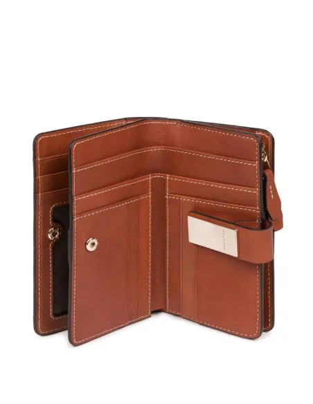 Damenbrieftasche mit Münzfach Dafne braun