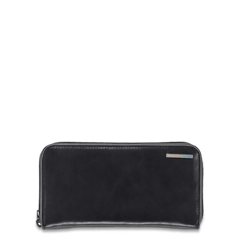 Piquadro B2 Women's Wallets with zip opening black