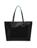 Shopping bag Blue Square black