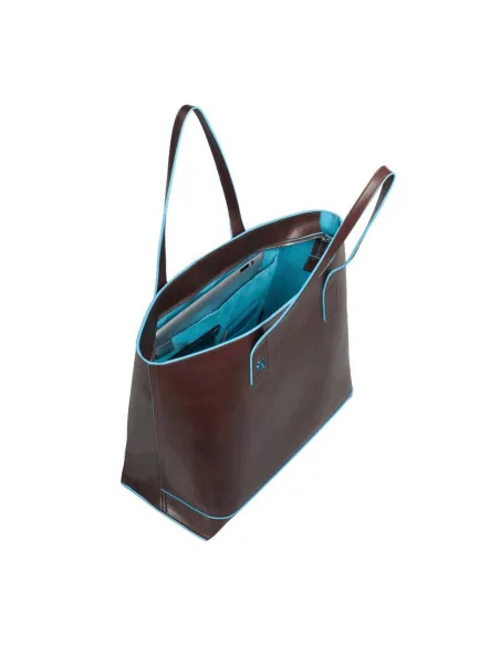 Shopping bag Blue Square black