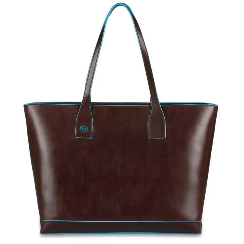 Shopping bag Piquadro Blue Square marrone