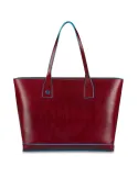 Shopping bag Blue Square red