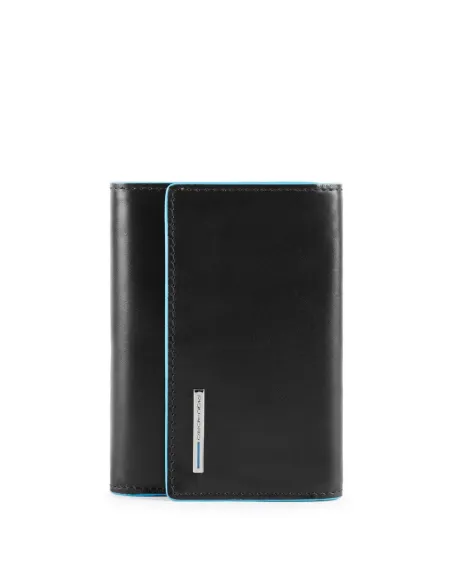 Portafogli donna piccolo Blue Square nero