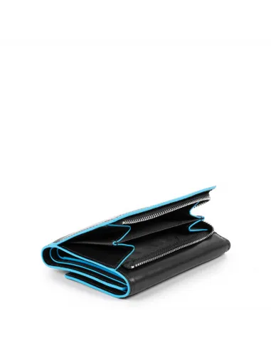 Damenbrieftasche mit Klappe und...