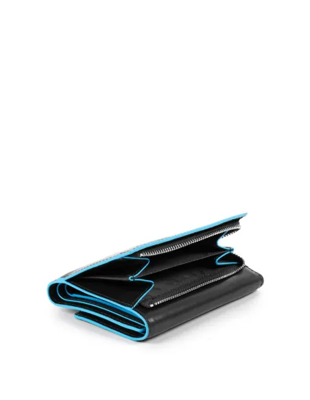 Portafogli donna piccolo Blue Square nero