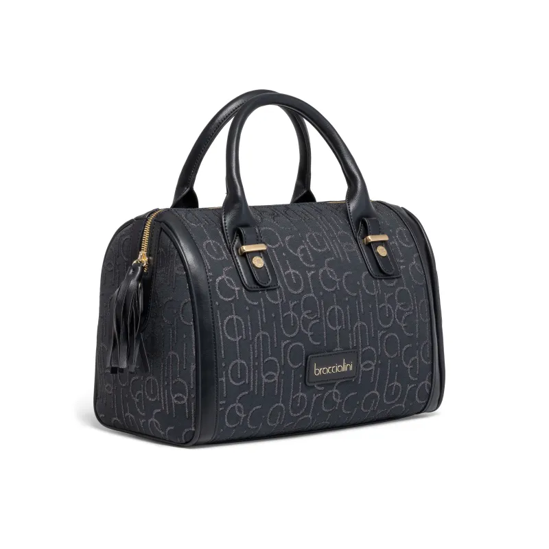 Bauletto Braccialini Font nero 2