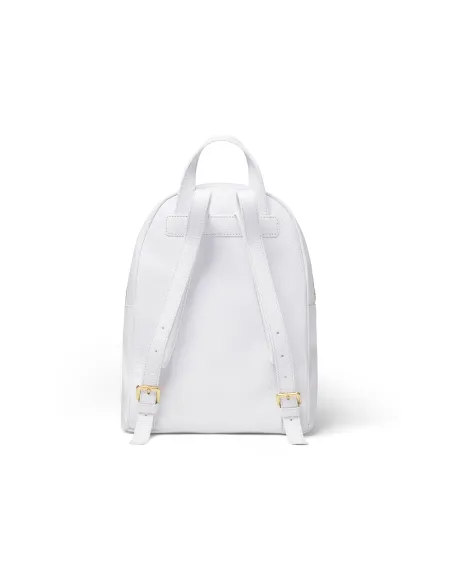 Braccialini Nora Ladies' leather backpack white