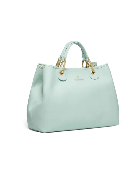 Braccialini Women's bag with removable clutch light blue