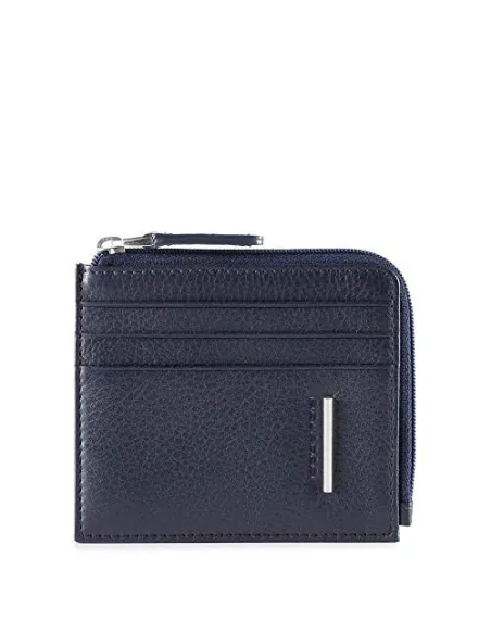 Doppelseitiges Kreditkartenetui mit Reißverschluss für Münzen Modus