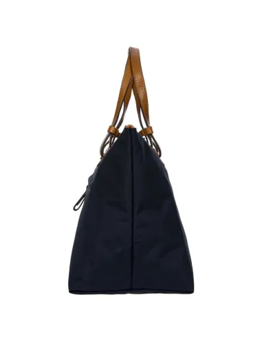 Small two-handles women's bag blue