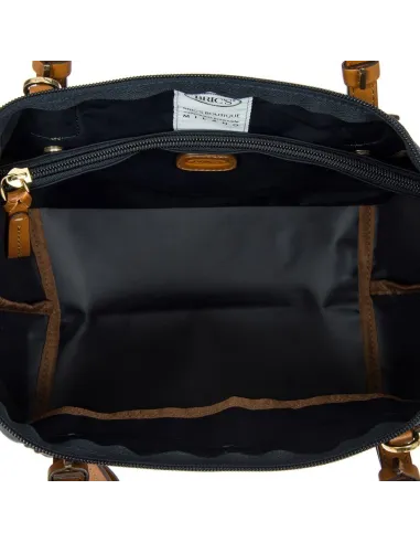 Small two-handles women's bag blue